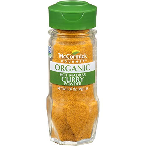 McCormick Gourmet Organic Hot Madras Curry Powder 1 37 oz McCormick Gourmet Organic Hot Madras Curry Powder 1 37 oz