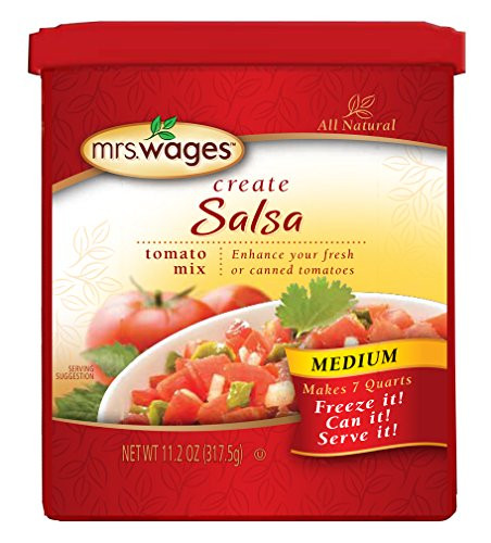Mrs  Wages Medium Salsa Canning Mix Canister 11 2 Oz Canister Pack of 1