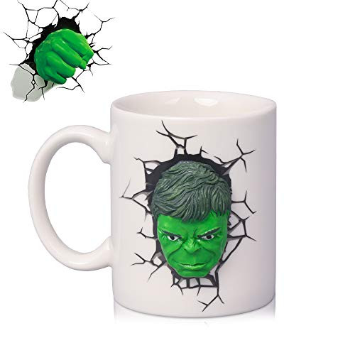 Marvel Comics Superman Spiderman Batman The Hulk Hero Coffee 3D Character Coffee Mugs SpiderMan