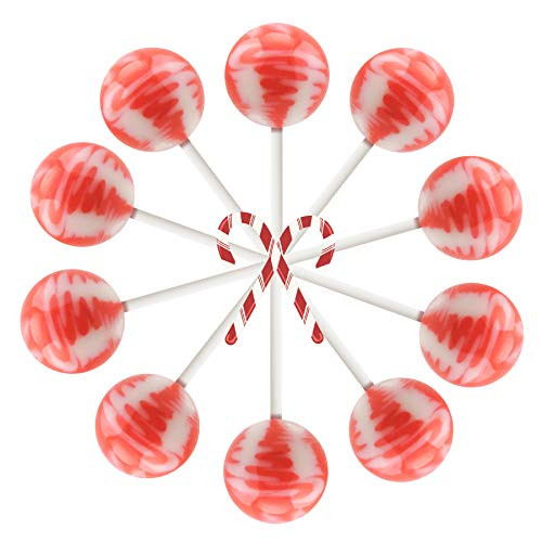 10ct  Candy Cane Lollipop Bag Candy Cane