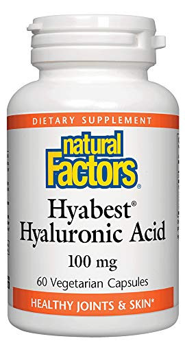 Natural Factors Hyabest Hyaluronic Acid Joint and Skin Support 60 Capsules