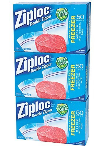 Ziploc Double Zipper Quart Freezer Bags (Quart 150 count)