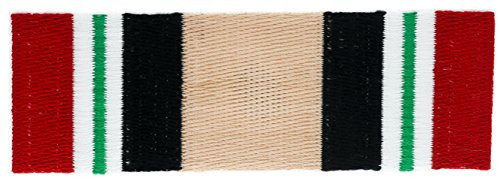 Iraq War Service Ribbon Embroidered Patch 4  IVANP4162a