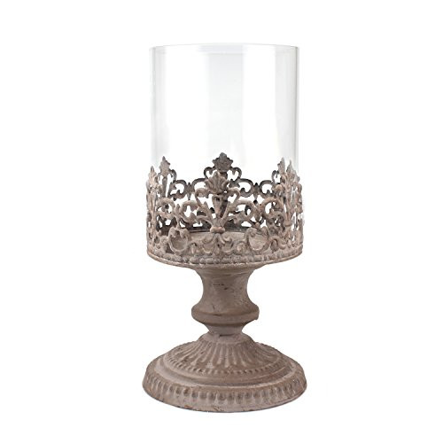 Stonebriar Collection Grand Fleur de Lis Candleholder