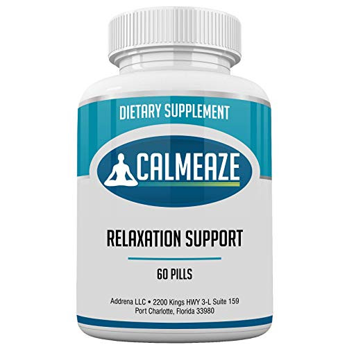 CalmEaze Anti Anxiety  Stress Relief Supplement Gives Relaxation Support to Help Calm Your Mind