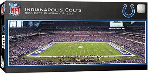 MasterPieces NFL Indianapolis Colts 1000 Piece Stadium Panoramic Jigsaw Puzzle MasterPieces NFL Indianapolis Colts 1000 Piece Stadium Panoramic Jigsaw Puzzle