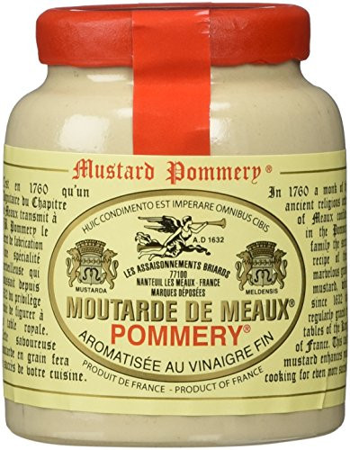 Pommery Mustard Meaux Moutarde in Pottery Crock 3 5 oz