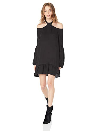Jack by BB Dakota Junior s Future is Female Rayon Crepe Dress Black Extra Small