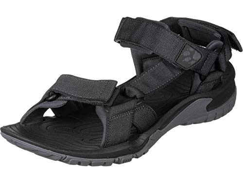 Jack Wolfskin Men s Lakewood Ride Travel Sandal Sport Ebony US Men s 13 D US