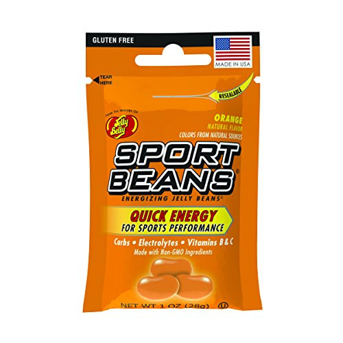 Jelly Belly Sport Beans  Energizing Jelly Beans  Orange Flavor 24 x 1 Ounce Bags