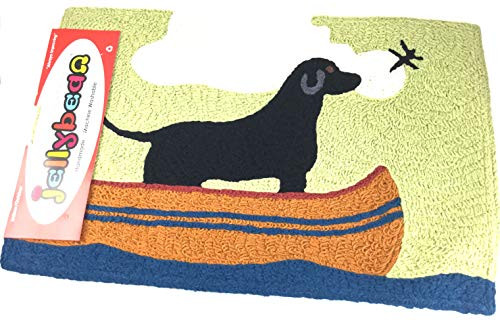 Jellybean Lab In Canoe Accent Area Rug