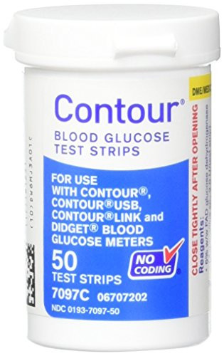 Bayer Contour Diabetic Test Strips (Pack of 50)