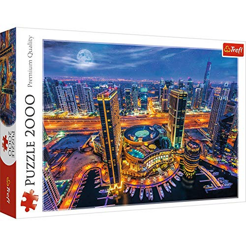 Trefl Jigsaw Puzzle 2000 Pieces Lights of Dubai Trefl Jigsaw Puzzle 2000 Pieces Lights of Dubai