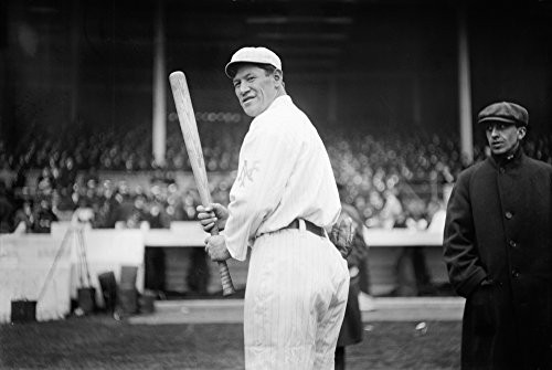 Jim Thorpe 18881953 Namerican Athlete Thorpe Playing Baseball For The New York Giants In 1918 Or 1919 Poster Print by 18 x 24