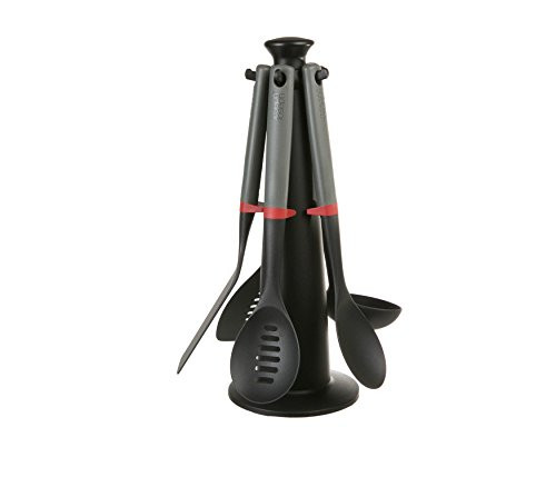 JOSEPH JOSEPH DUO 80040 5 Piece Utensil Set and Stand Nylon