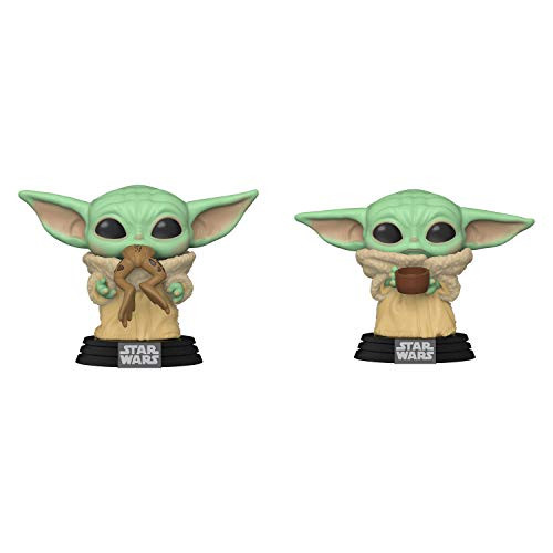 Funko Star Wars POP Star Wars Mandalorian Collectors Set  The Child w/ Frog The Child w/Cup