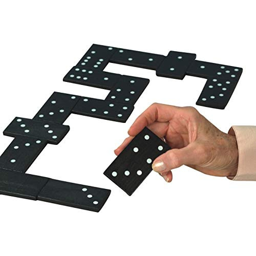 SS Worldwide Jumbo Double Six Domino Set Set of 28 SS Worldwide Jumbo Double Six Domino Set Set of 28
