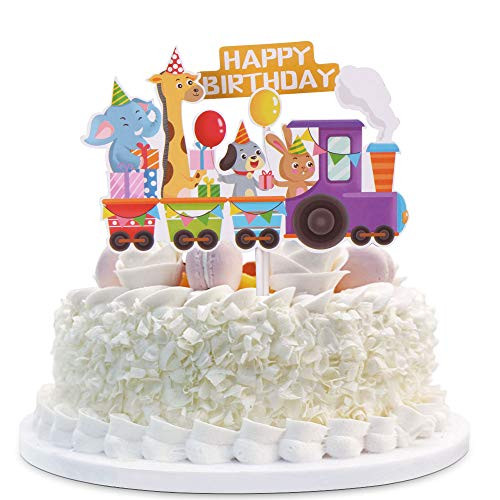 Jungle Safari Animal Cake Decorations Animal Theme Happy Birthday Cake Topper giraffe Cupcake Toppers Picks for Animals Party Baby Showers Birthday Party Jungle Safari Animal Cake Decorations Animal Theme Happy Birthday Cake Topper giraffe Cupcake Toppers Picks for Animals Party Baby Showers Birthday Party