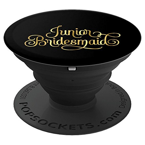 Junior Bridesmaid Wedding Party Favors Niece Daughter PopSockets Grip and Stand for Phones and Tablets