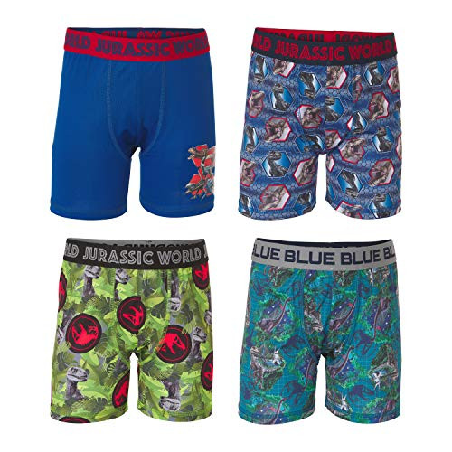 Jurassic World Boys  Big Underwear Multipacks AthleticBxrBr4pk 10