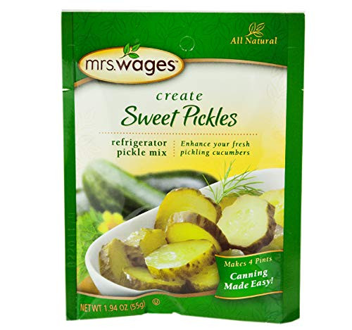 Mrs Wages Refrigerator Pickle Seasoning Mix Two 1 94oz Packs Sweet Mrs Wages Refrigerator Pickle Seasoning Mix Two 1 94oz Packs Sweet