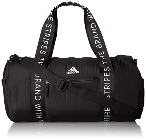 adidas Women s VFA Roll Duffel Bag Black/White ONE SIZE