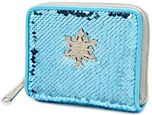 Loungefly X Disney Frozen 2 Elsa Reversible Sequin Wallet Loungefly X Disney Frozen 2 Elsa Reversible Sequin Wallet