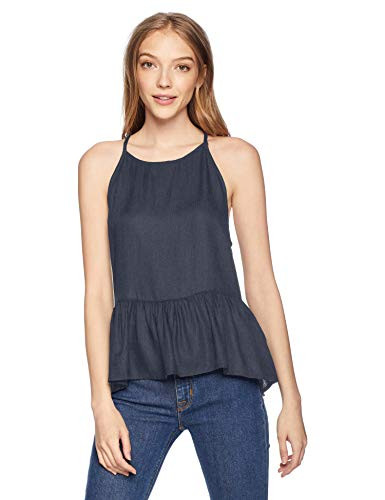 Volcom Junior s Soul Window High Necked Top sea Navy Extra Small