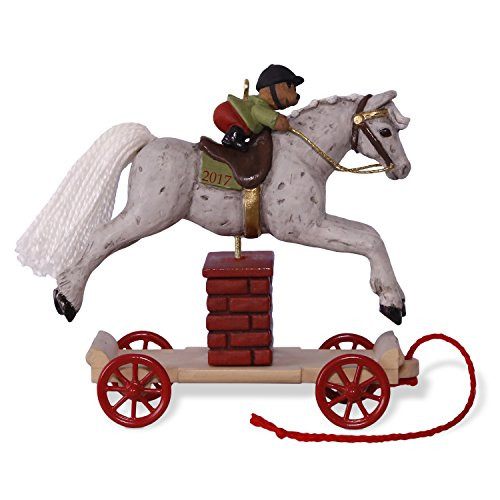 Hallmark Keepsake 2017 A Pony for Christmas Jumping Horse Christmas Ornament Hallmark Keepsake 2017 A Pony for Christmas Jumping Horse Christmas Ornament