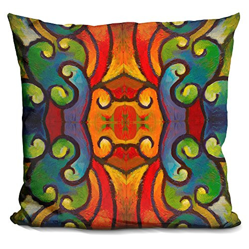 LiLiPi Pop Art Swirls Decorative Accent Throw Pillow