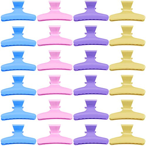 KICOSY 24pcs Butterfly hair clips for styling sectioning hair clips for women hair claw clips for women hair clips claw hair claw clips flexible butterfly hair clip comb Large butterfly clamps