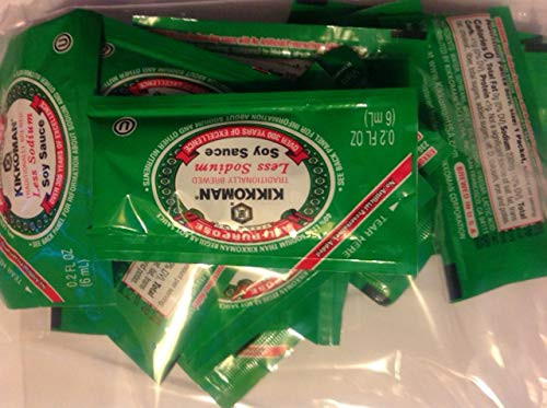 Kikkoman Low Sodium Preservative Free Soy Sauce  6 mL Packets 24 count