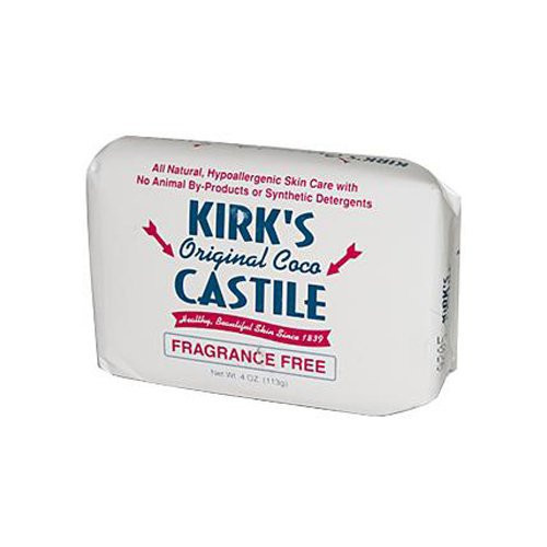 Kirk s Original Coco Castile Soap Fragrance Free 4 oz MultiPack