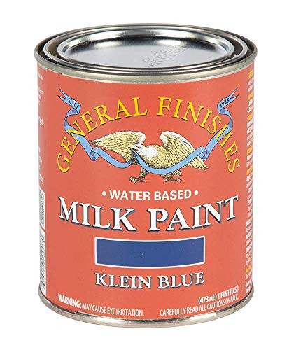General Finishes Water Based Milk Paint 1 Pint Klein Blue