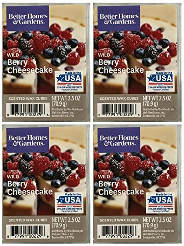 Better Homes and Gardens Wild Berry Cheesecake Wax Cubes - 4-Pack