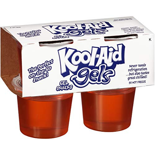 KoolAid Orange Flavored Gels Snacks 4 Cups KoolAid Orange Flavored Gels Snacks 4 Cups