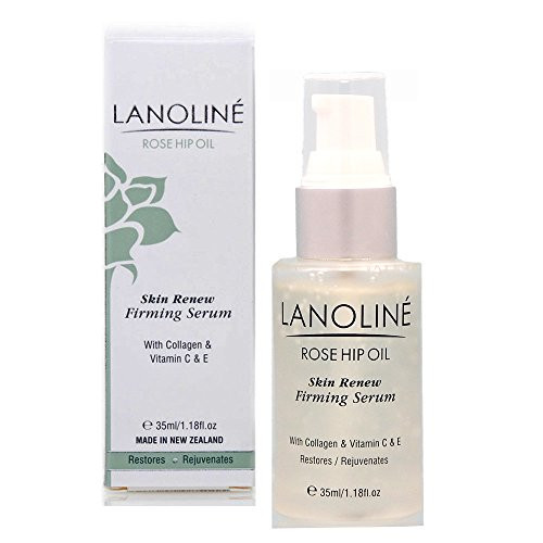 Lanoline Rosehip Oil Skin Renew Firming Serum with Collagen and Vitamins C and E