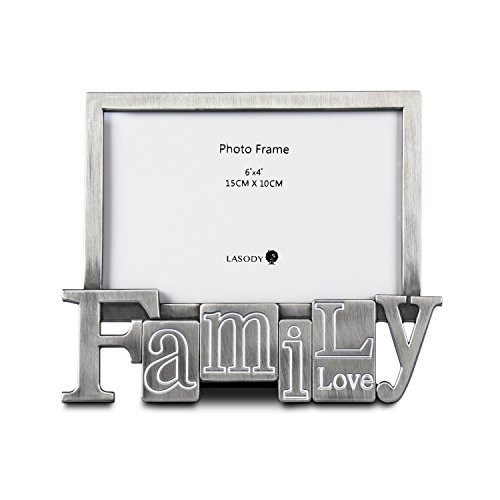 LASODY Family Expressions Love Picture Frame4x6 INCH Photo Gift for HolidayDisplay ON Tabletop