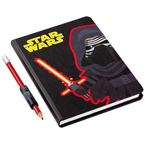 Hallmark Star Wars Journal  Pencil  Grip Set Kylo Ren