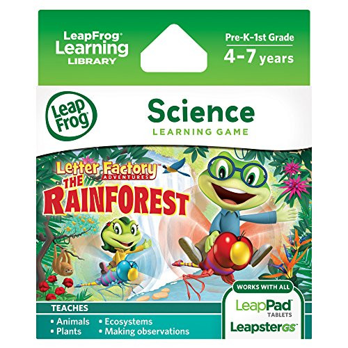 LeapFrog Learning Game Letter Factory Adventures: The Rainforest (for LeapPad tablets and LeapsterGS)