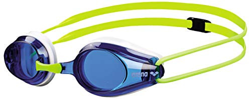 arena Tracks Jr Youth Swim Goggles Blue / White / Fluo Yellow NonMirror