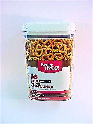 Better Homes and Gardens 16 Cup Flip-Tite Square Container Food Storage