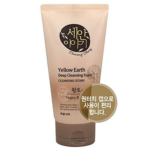 Cleansing Story Natural Facial Deep Foam Cleansing 5.19oz - Yellow Earth