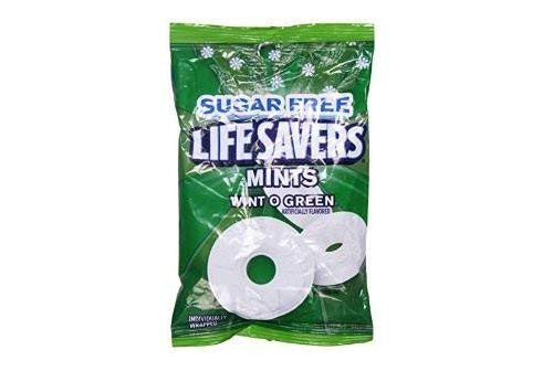 Lifesavers Sugar Free Wint O Green Mints Hard Candy Pack of 4 2 75 oz Bags Lifesavers Sugar Free Wint O Green Mints Hard Candy Pack of 4 2 75 oz Bags