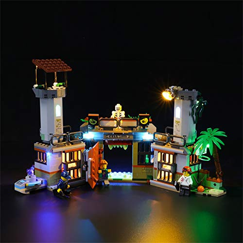 LIGHTAILING Light Set for Hidden Side Newbury Abandoned Prison Building Blocks Model  Led Light kit Compatible with Lego 70435NOT Included The Model