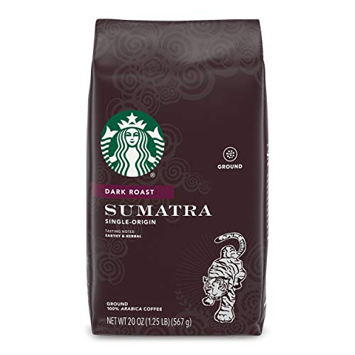 Starbucks Sumatra Dark Roast Ground Coffee 20Ounce Bag