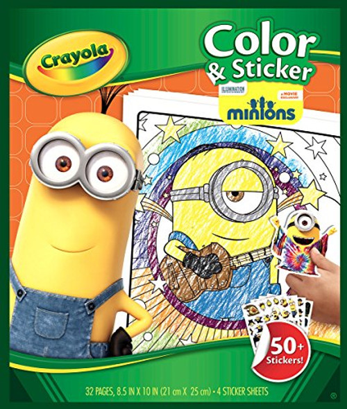 Crayola Color and Sticker Pages - Minions Crayola Color and Sticker Pages - Minions