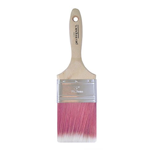 Linzer 0300 Pro Impact 1160 Varnish and Wall Brush 3 in Width Chiseled Polyester Blend 3