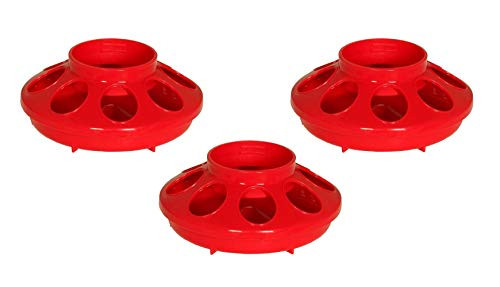 Little Giant Farm  Ag 806RED 1 Quart Red Baby Chick Feeder