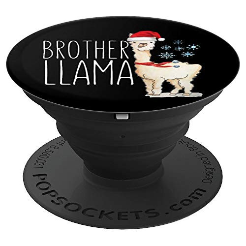 Brother Llama Christmas Santa Funny Matching Family Tribe PopSockets Grip and Stand for Phones and Tablets Brother Llama Christmas Santa Funny Matching Family Tribe PopSockets Grip and Stand for Phones and Tablets